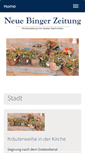 Mobile Screenshot of neue-binger-zeitung.de