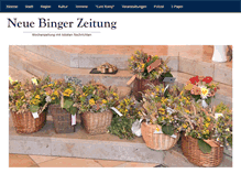 Tablet Screenshot of neue-binger-zeitung.de